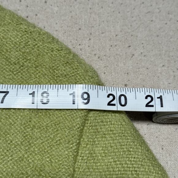 Vintage South Wool Green Floral Applique Cardigan Sweater Women’s Large Button - Picture 6 of 7